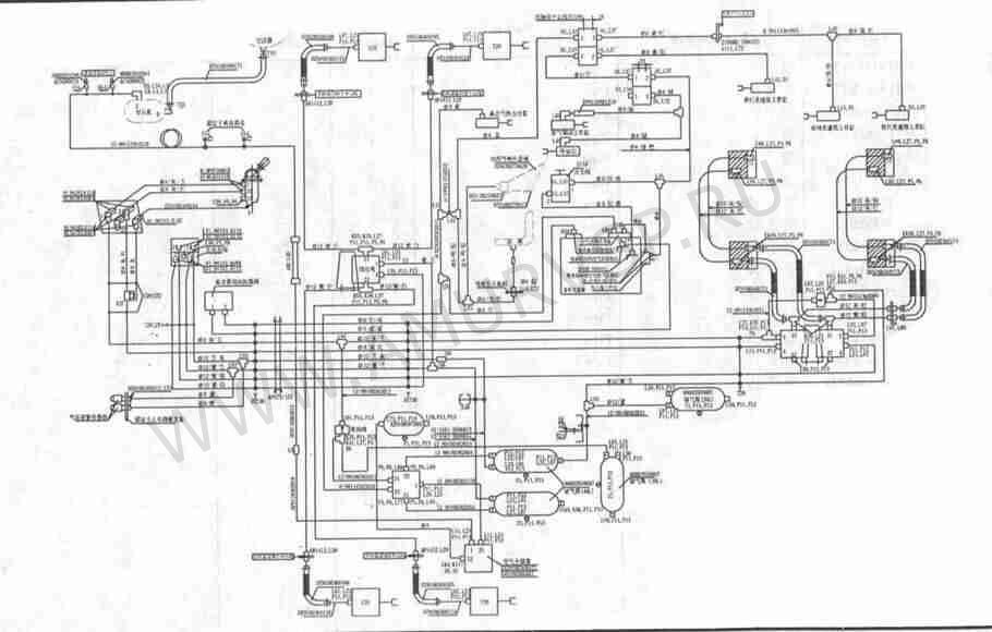 Схема тормозной системы для бортовых автомобилей 8?4